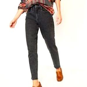 NWOT* High- Waisted Black Wash denim jeans